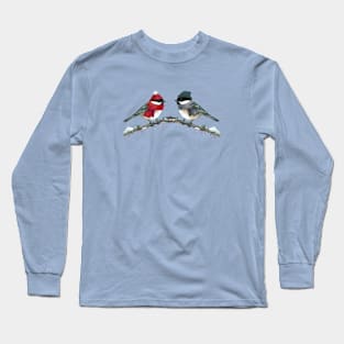 Chickadee's Christmas Long Sleeve T-Shirt